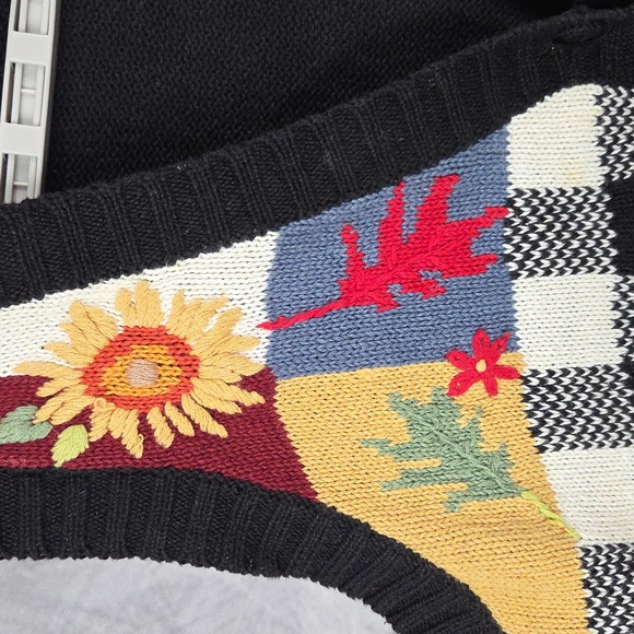 Blair Fall Rooster Knitted Vest Size Medium - Picture 3 of 10